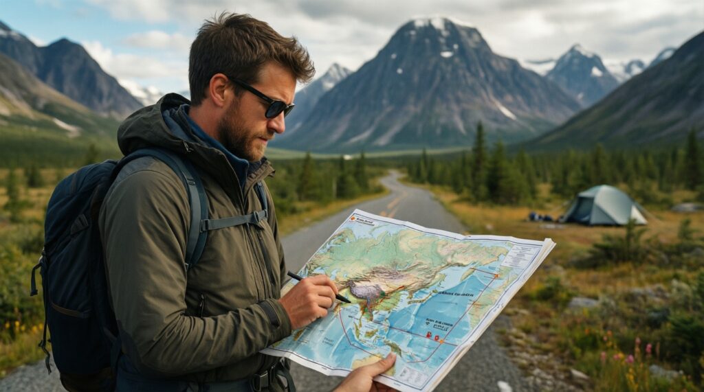 Маршруты для автопутешествий по краю: дороги, заправки, связь и полезные остановки - иллюстрация