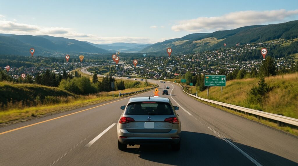 Маршруты для автопутешествий по краю: дороги, заправки, связь и полезные остановки - иллюстрация