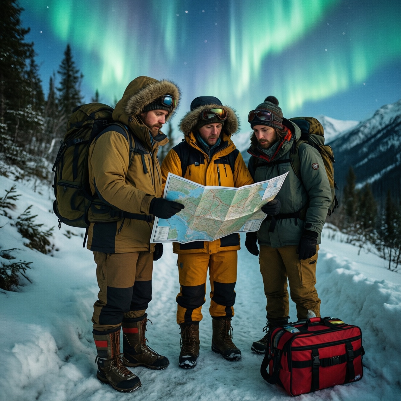 Зимние приключения: катание, термы, зимние тропы и северное сияние — когда бывает